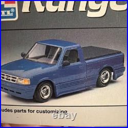 AMT 1/25 Ford Ranger Stx Model Kit Open Box Sealed Parts