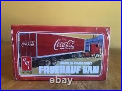 AMT 1/25 Kenworth K-123 Cabover and AMT 1/25 Coca Cola Beaded Panel Van Sealed