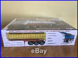 AMT 1/25 Mack R685ST Tractor and MPC 1/25 Tri-Axel Gravel Trailer Sealed