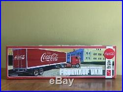 AMT 1/25 Peterbilt 352 Pacemaker and AMT 1/25 Coca Cola Beaded Panel Van Sealed