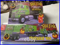 AMT 1/25 Rat Fink International Transtar & Fruehauf Trailer