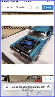 AMT 1/25 Scale'68 Mercury Cougar-XR7 Model Kit 5328-200 (Sale Ends Oct 26!)