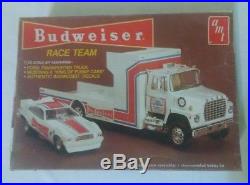 AMT 1/25 Scale Budweiser Race Team Ford Ramp Truck & Mustang Funny Car BRAND NEW