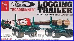 AMT 1/25 Scale Kit AMT-1103 Roadrunner Logging Trailer