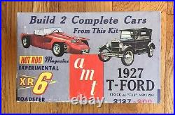 AMT 2127-200 1927 T- FORD TEX SMITHS EXPERIMENTAL XR6 ROADSTER (two cars, comp)