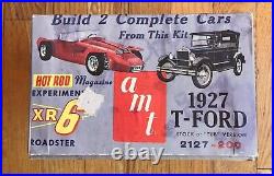 AMT 2127-200 1927 T- FORD TEX SMITHS EXPERIMENTAL XR6 ROADSTER (two cars, comp)