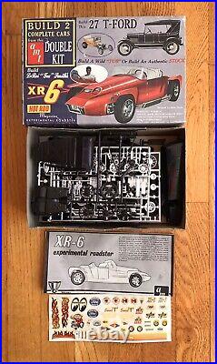 AMT 2127-200 1927 T- FORD TEX SMITHS EXPERIMENTAL XR6 ROADSTER (two cars, comp)