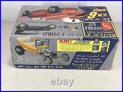 AMT #2127 Double Kit 1927 T-Ford / XR6 Original Issue Unbuilt & App Complete Kit