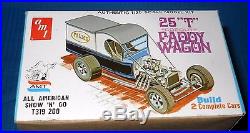 AMT 25 T Copout Paddy Wagon-Double Kit 1/25 Scale T319-NICE -Model Car Swap Meet