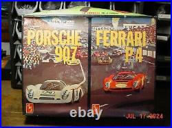 AMT 2 Model Kits Porsche 907 & Ferrari P4 1/24 Model Kit UPRM