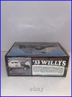 AMT'33 Willys Ohio George Montgomery's National Récord 1.25 SCALE Sealed