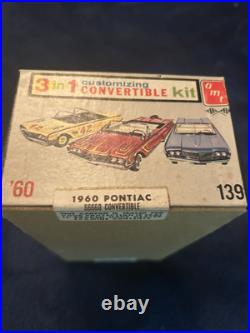 AMT 3 In 1 1960 Pontiac Convertible model, Rare, Sealed, Never Opened