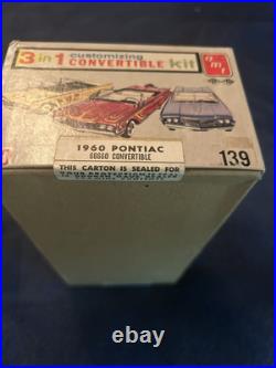 AMT 3 In 1 1960 Pontiac Convertible model, Rare, Sealed, Never Opened