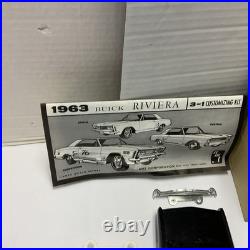 AMT 3 In 1. 1963 Buick Rivera convertible kit As Is Parts Lot