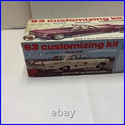 AMT 3 In 1. 1963 Buick Rivera convertible kit As Is Parts Lot