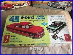 AMT 3 Way 1949 Ford Coupe George Burris Car Craft Model Kit 149 BOX Only 125