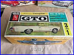 AMT 3 Way 1965 Pontiac GTO Tempest Drag Fastback CONVERTIBLE 5615-150 BOX 125