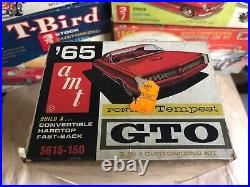 AMT 3 Way 1965 Pontiac GTO Tempest Drag Fastback CONVERTIBLE 5615-150 BOX 125