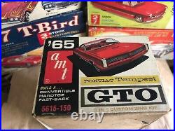 AMT 3 Way 1965 Pontiac GTO Tempest Drag Fastback CONVERTIBLE 5615-150 BOX 125