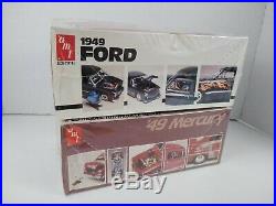 AMT'49 MERCURY &'49 Ford Sealed Model Kits #6594 #6580 3 in 1 ERTL 125 Scale