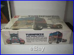 AMT #5006 Turnpiker 1/25 Scale Custom Cabover Model Sealed Semi Truck 1979 Rare