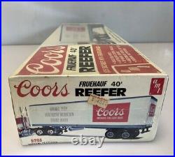 AMT 5203 Coors Fruehauf 40' Reefer 125 Scale 1978 NEW Sealed