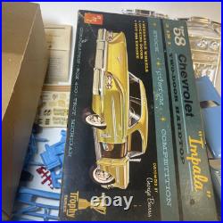 AMT'58 Chevy Chevrolet Impala Model Car Kit Vintage Box 400 Trophy Series 1964