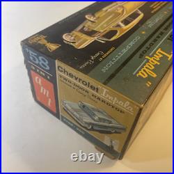 AMT'58 Chevy Chevrolet Impala Model Car Kit Vintage Box 400 Trophy Series 1964