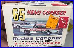 AMT 6025 1965 Coronet Ramchargers Hemi Charger NHRA 3n1 Vintage kit 1/25 McM