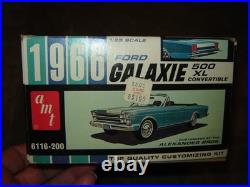 AMT 6116-200 Original kit 1966 Ford Galaxie 500 XL Opened Box Kit in Ex Cond
