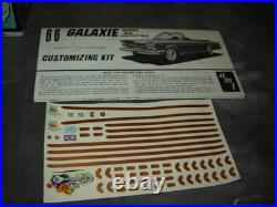 AMT 6116-200 Original kit 1966 Ford Galaxie 500 XL Opened Box Kit in Ex Cond