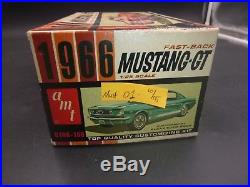 AMT 6166 1966 FORD MUSTANG GT FASTBACK TASCA BILL LAWTON 1/25 Model Car Mountain