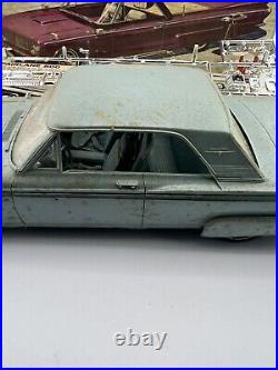 AMT'63 Ford Fairlane Hardtop Model Kit Missing Parts/Partially Together READ