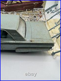 AMT'63 Ford Fairlane Hardtop Model Kit Missing Parts/Partially Together READ