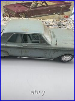 AMT'63 Ford Fairlane Hardtop Model Kit Missing Parts/Partially Together READ