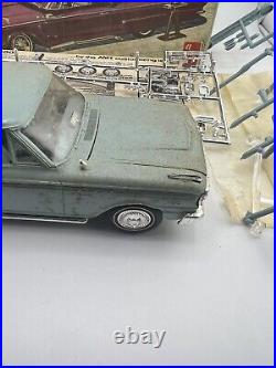 AMT'63 Ford Fairlane Hardtop Model Kit Missing Parts/Partially Together READ