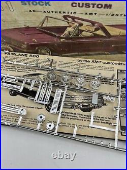 AMT'63 Ford Fairlane Hardtop Model Kit Missing Parts/Partially Together READ