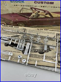 AMT'63 Ford Fairlane Hardtop Model Kit Missing Parts/Partially Together READ
