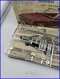 AMT'63 Ford Fairlane Hardtop Model Kit Missing Parts/Partially Together READ