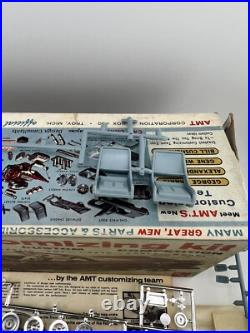 AMT'63 Ford Fairlane Hardtop Model Kit Missing Parts/Partially Together READ