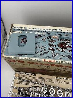 AMT'63 Ford Fairlane Hardtop Model Kit Missing Parts/Partially Together READ
