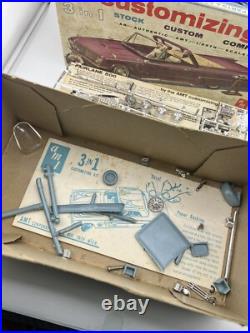 AMT'63 Ford Fairlane Hardtop Model Kit Missing Parts/Partially Together READ