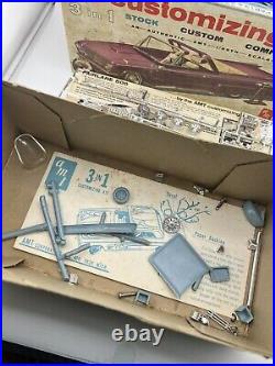 AMT'63 Ford Fairlane Hardtop Model Kit Missing Parts/Partially Together READ