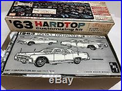 AMT'63 Lincoln Continental Hardtop 3 IN 1 Customizing Kit 125 Scale Model 6423
