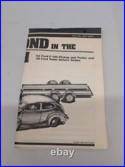 AMT 6545 Diamond In The Rough 53 Ford Pickup & Trailer 40 Sedan Sealed Parts