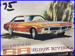 AMT 6558 1968 Buick Riviera Annual kit 1/25 Model Car Mountain Niob