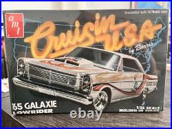 AMT 65Galaxie, lowrider1/25model Kit. Sealed Mint. Signed By George Barris