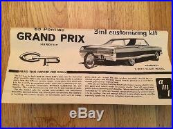 AMT'65 Pontiac Grand Prix 3 in 1 Customizing Kit, Model Car, OPEN box, 6655