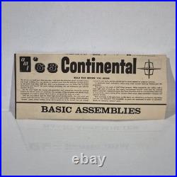 AMT 68 1968 Lincoln Continental Hardtop 1/25 Scale Customizing Model Kit RARE