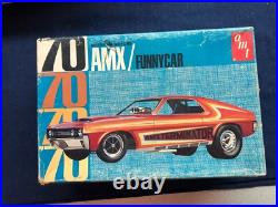 AMT'70 American Motors AMX Funny Car Kit #Y722 200 Opened Started 1970 Issue
